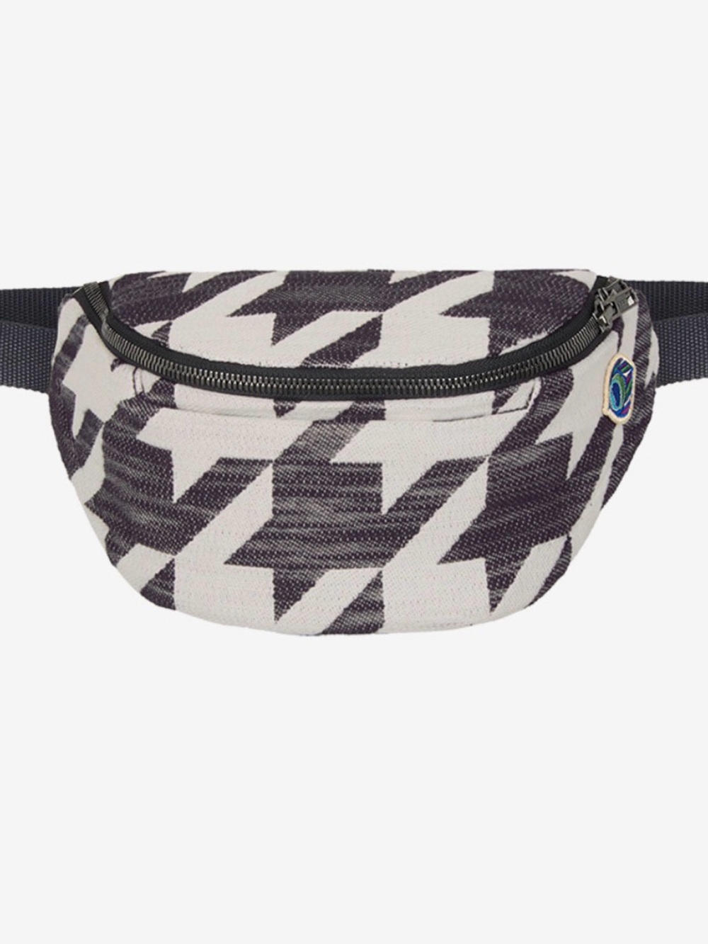 Black & White Geometric Women’s Belt Bag